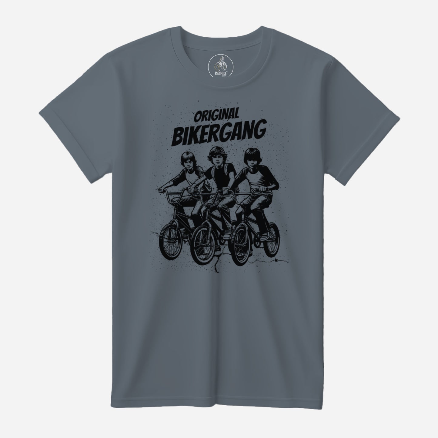 Original Biker Gang Steel Blue Bella+Canvas T-Shirt