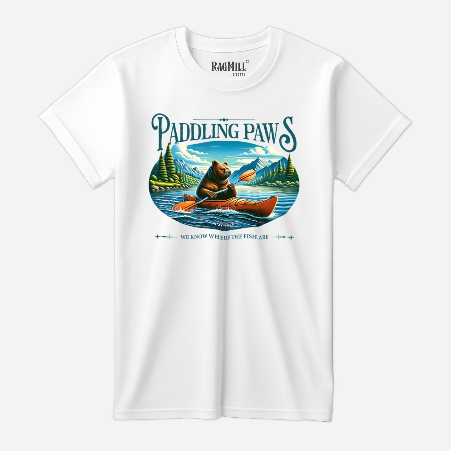 Paddling Paws B+C 3001 T-Shirt