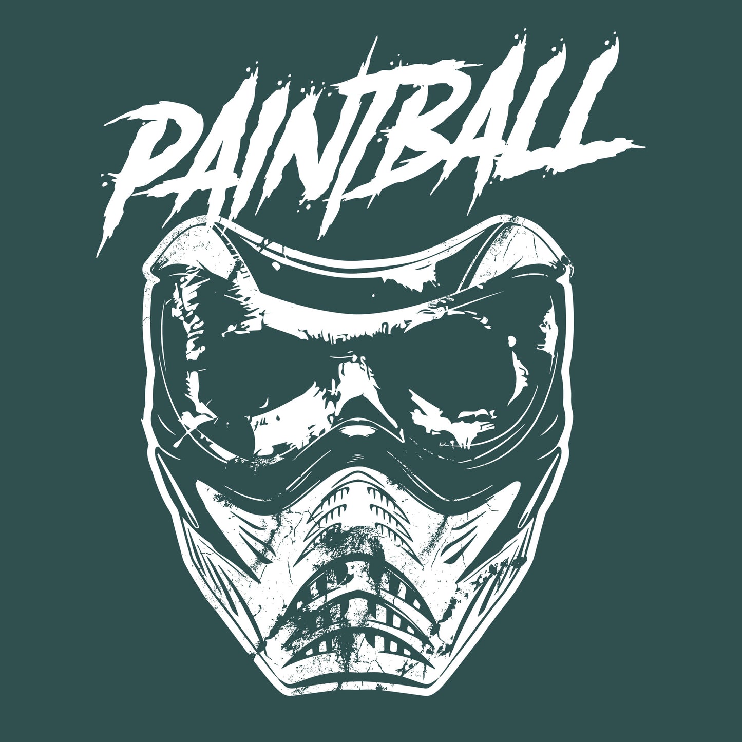 Paintball Skull DTF Transfer