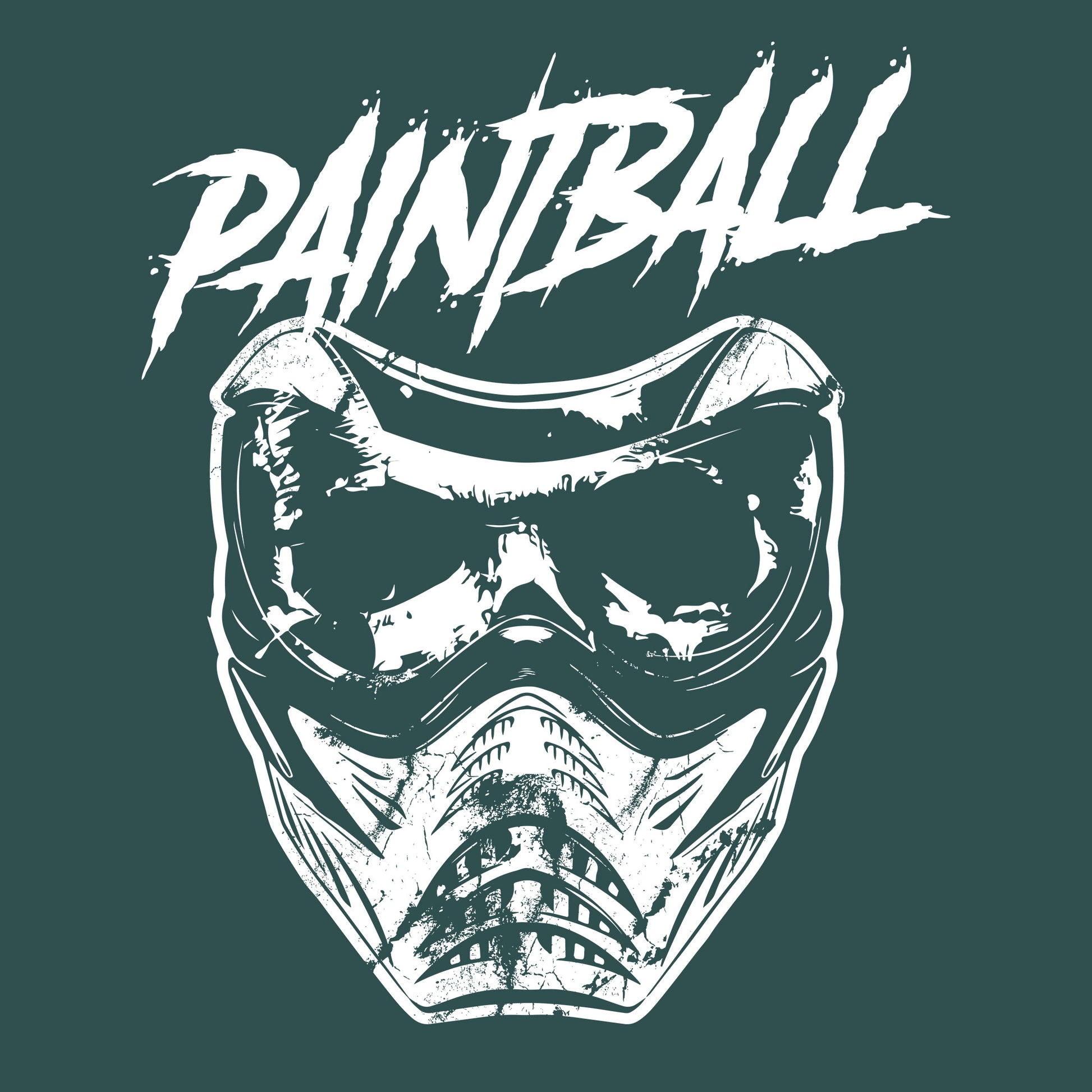 Paintball Skull DTF Transfer