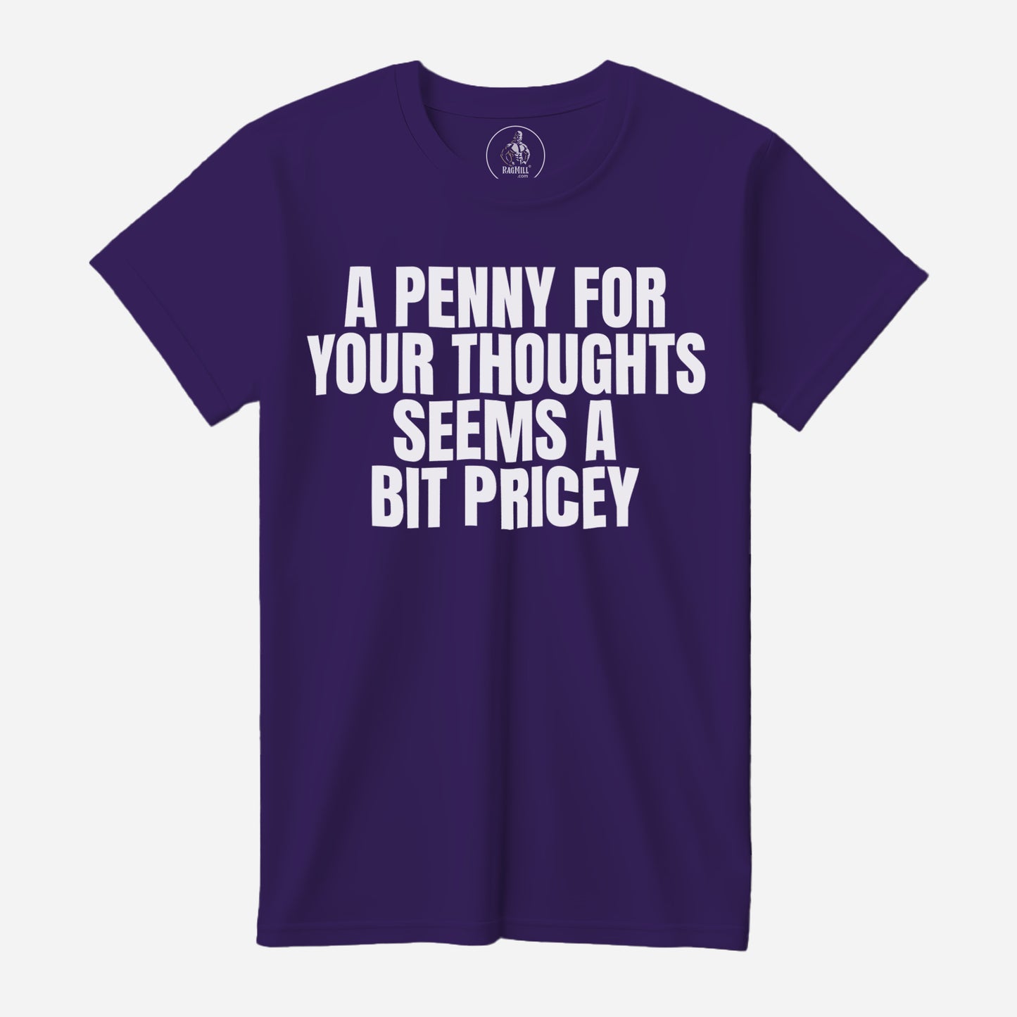 Penny Thoughts Team Purple Bella+Canvas T-Shirt