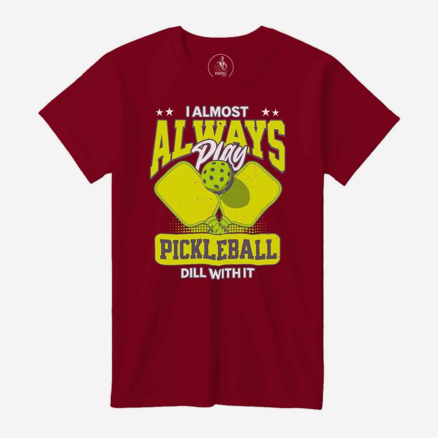 Pickleball Canvas Red Bella+Canvas T-Shirt