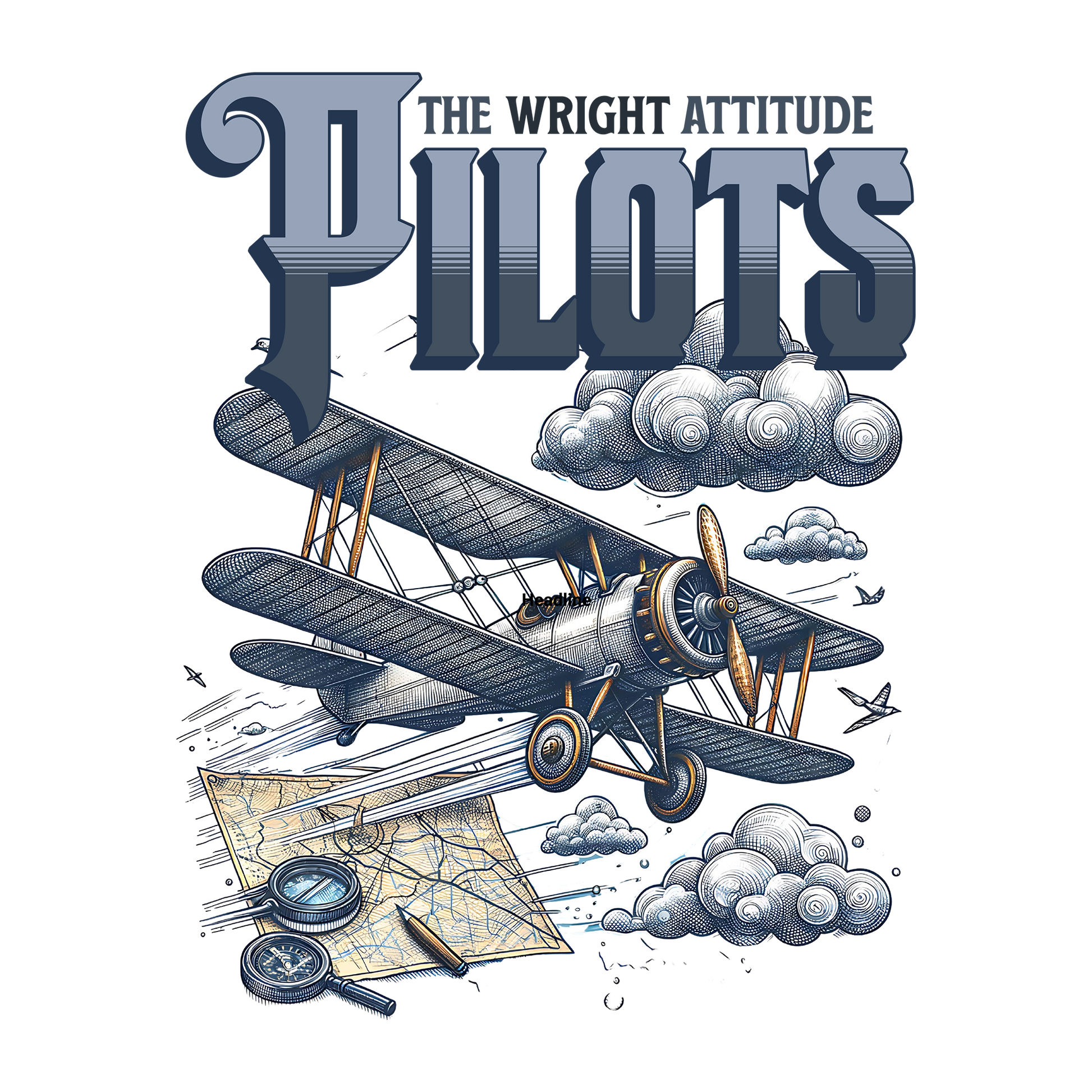 Pilots DTF Design