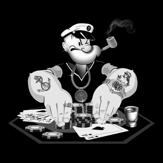 Popeye the Gamblin' Man DTF Transfer