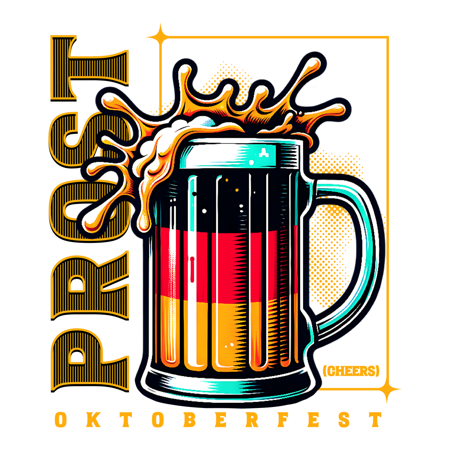 Prost (Cheers) DTF Design