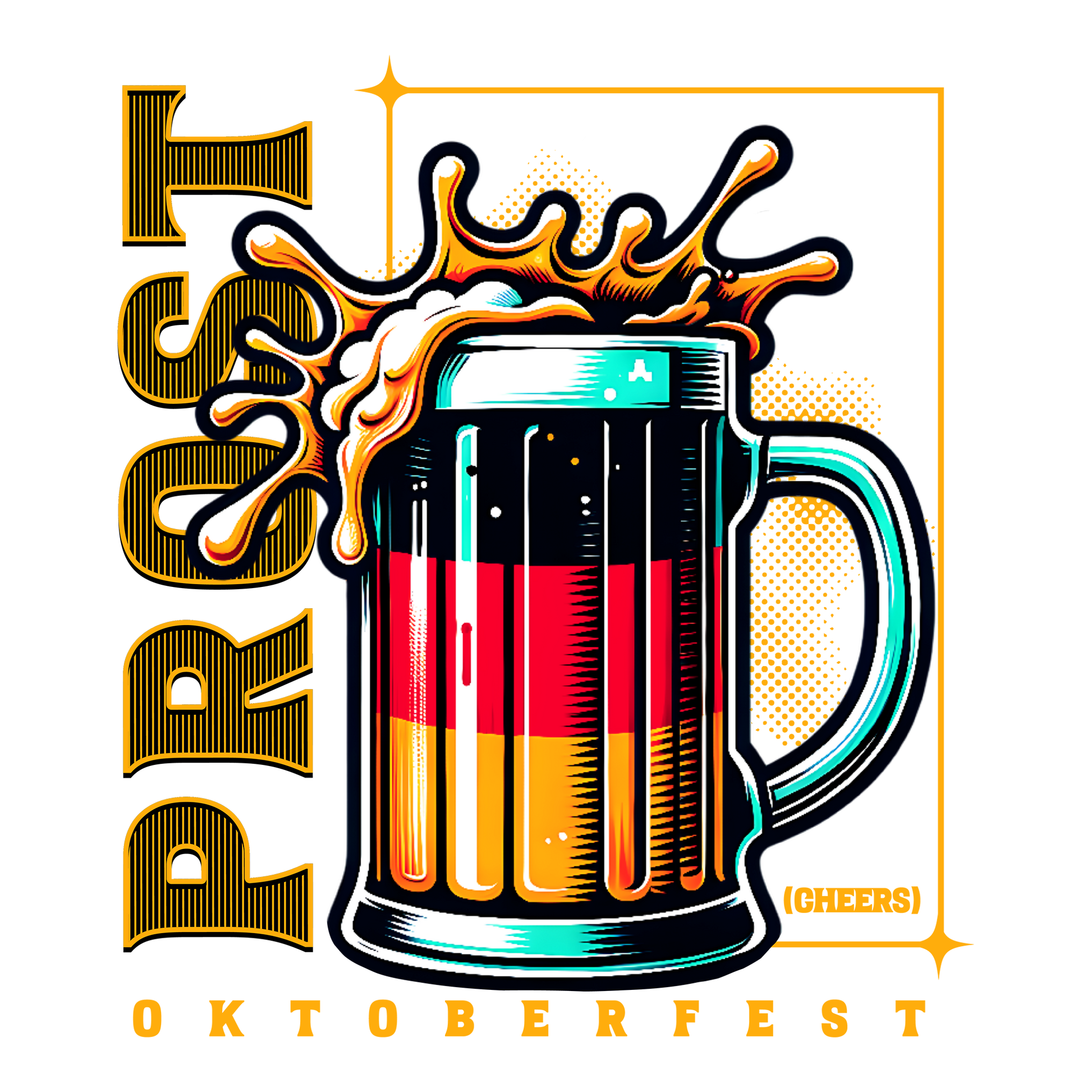 Prost (Cheers) DTF Design