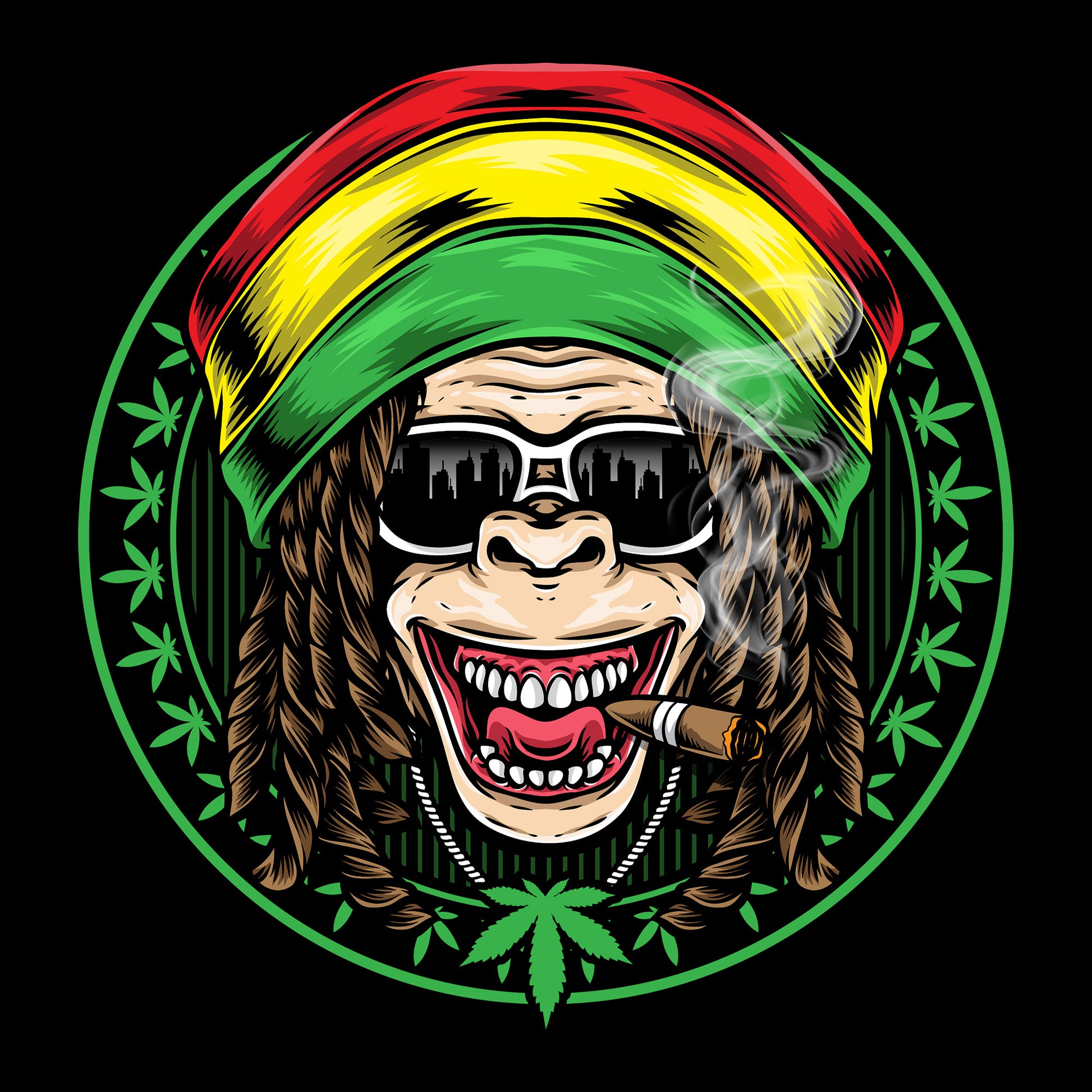 Reggae Ape DTF Transfer