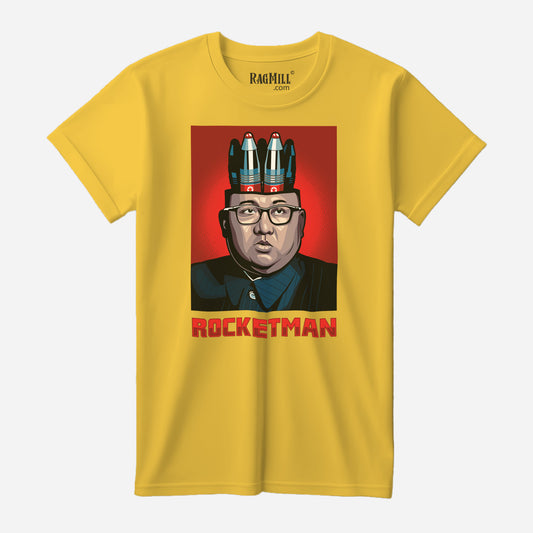 Rocketman Lemon Yellow Port & Company T-Shirt