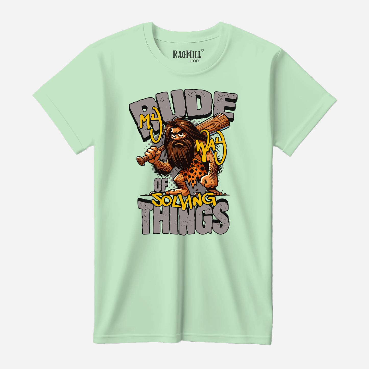 Rude Caveman B+C 3001 T-Shirt