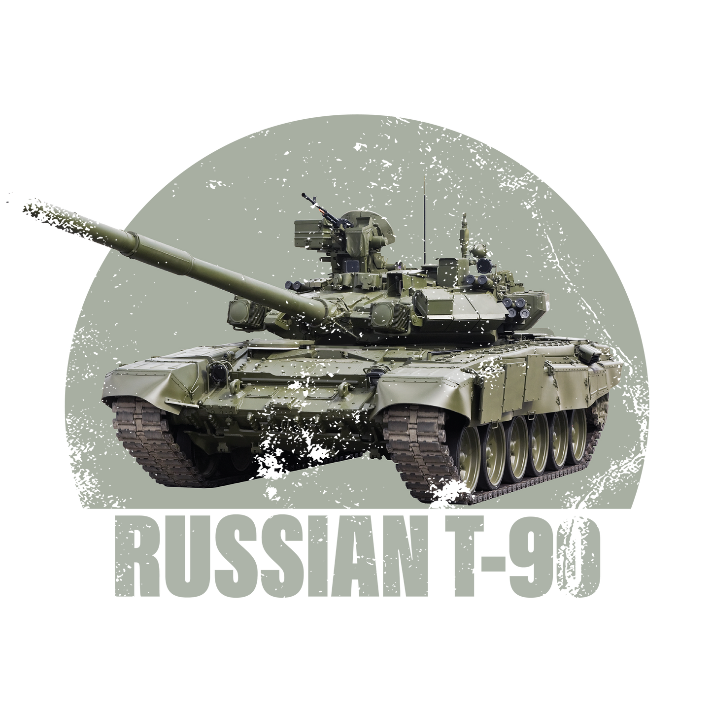 Russian T-90 DTF Design