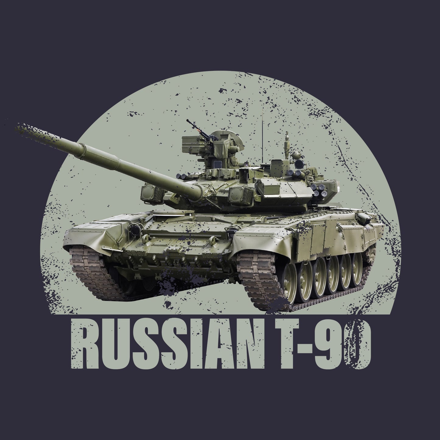 Russian T-90 DTF Transfer