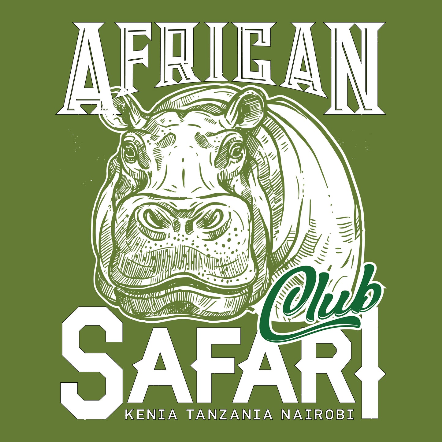 Safari Club DTF Transfer