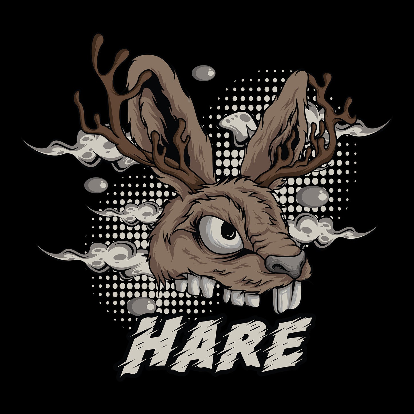 Scary Hare DTF Transfer