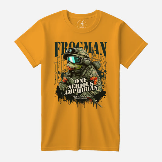 Serious Frogman Gold Port & Company T-Shirt