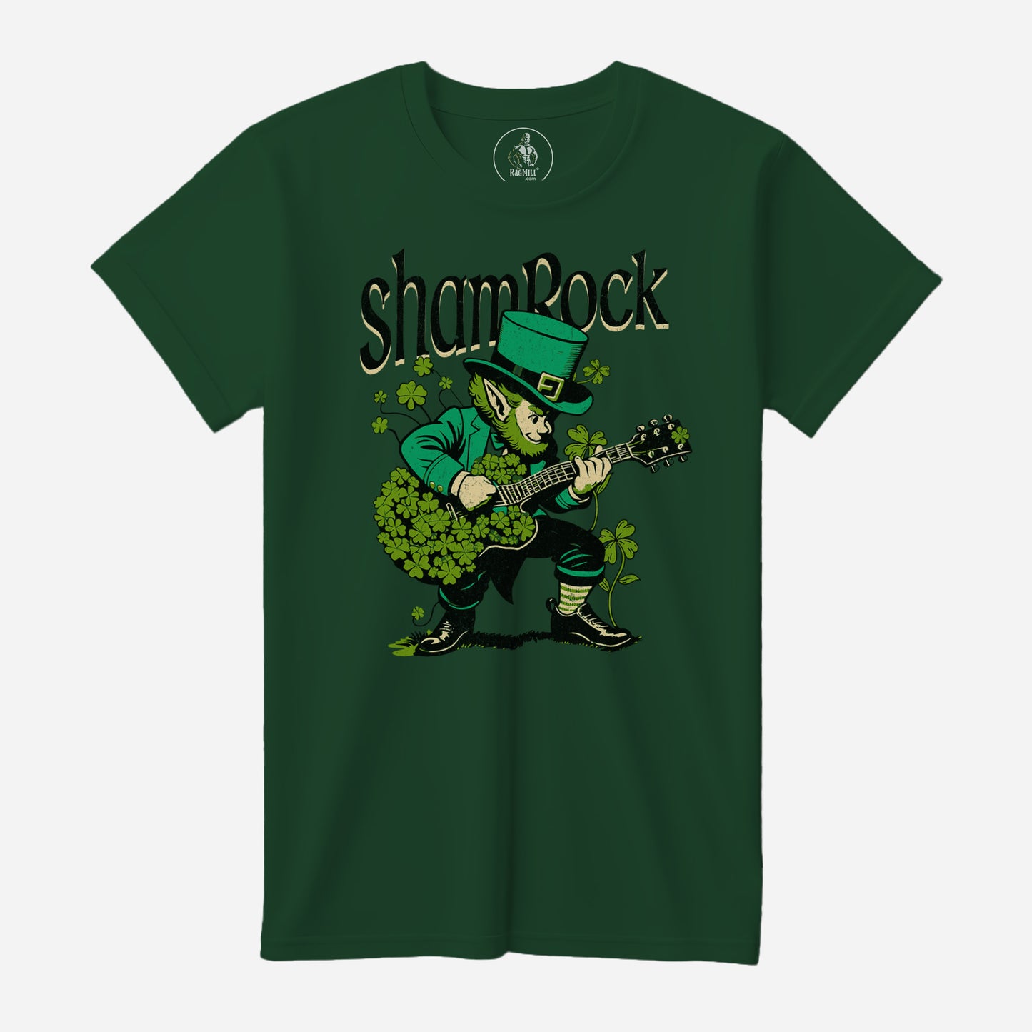 Shamrock Evergreen Bella+Canvas T-Shirt