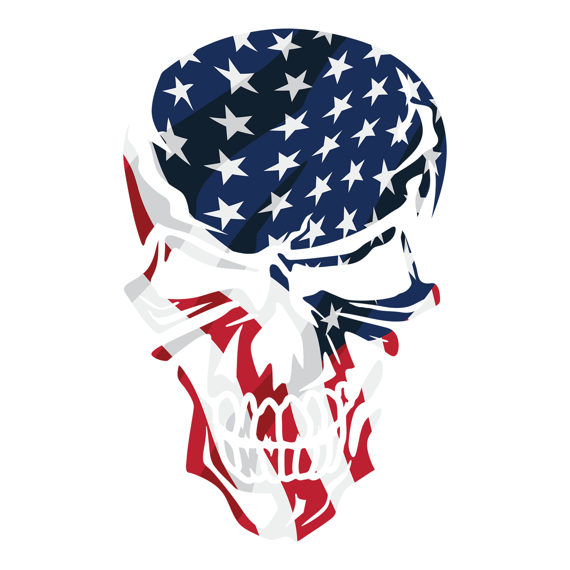 Free Skull USA DTF Transfer