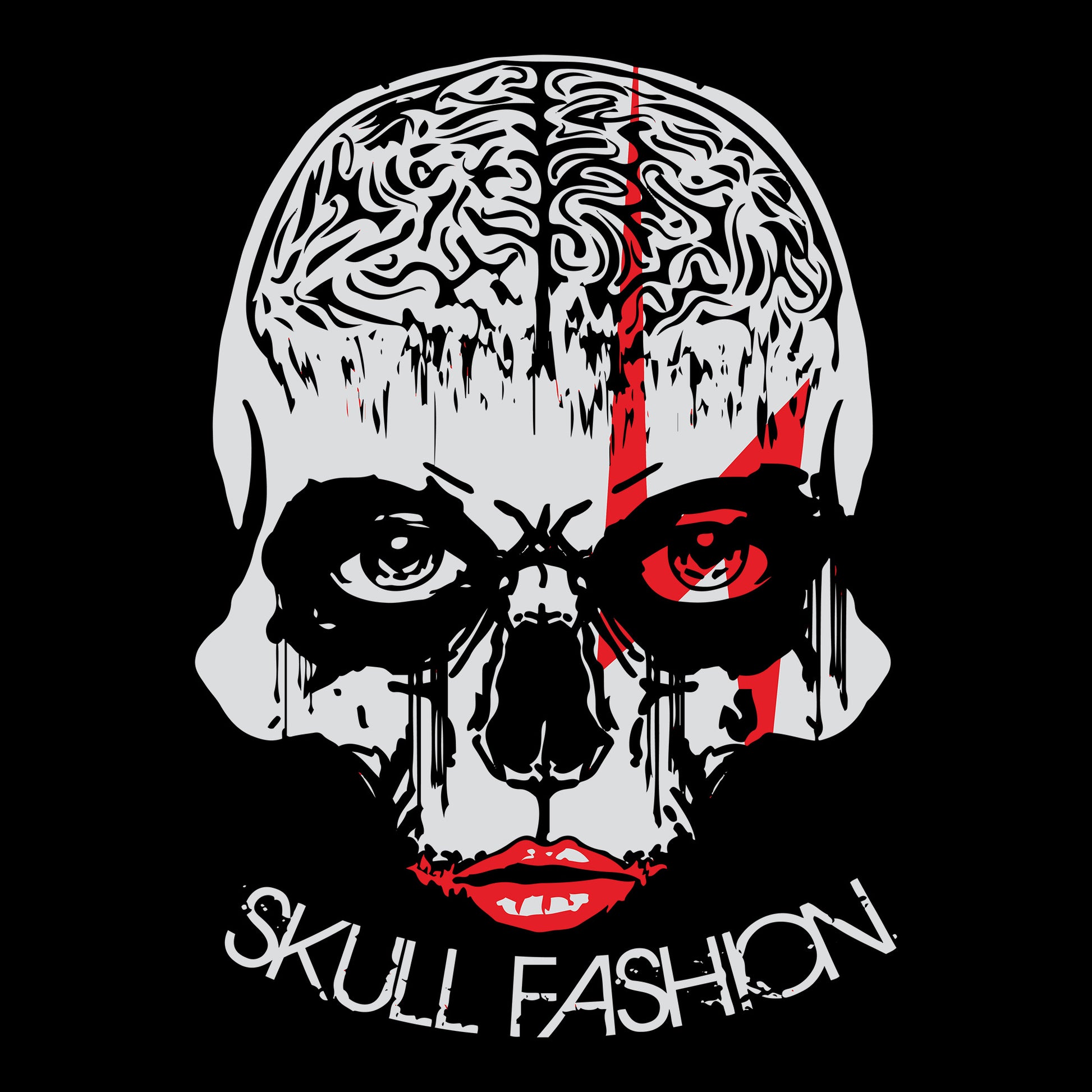 Skull Fashion DTF Transfer