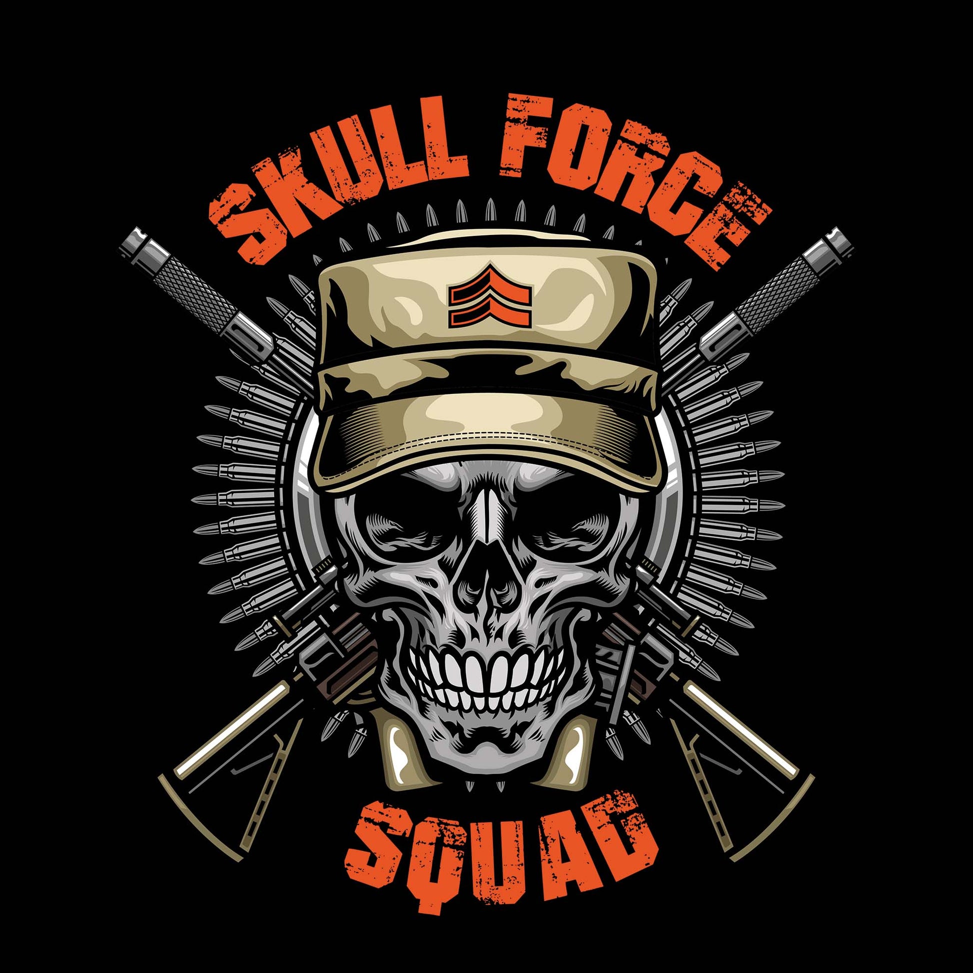 Skull Force DTF Transfer