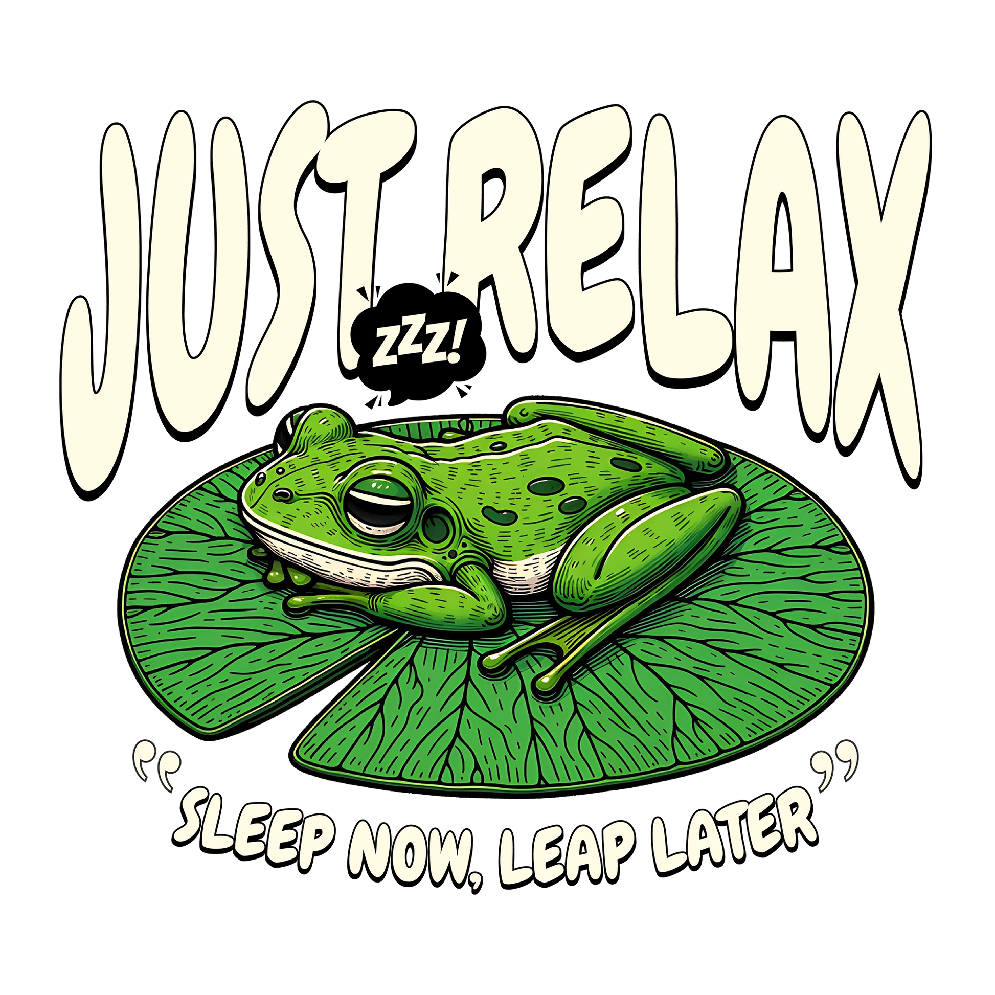 Sleep Now DTF Design