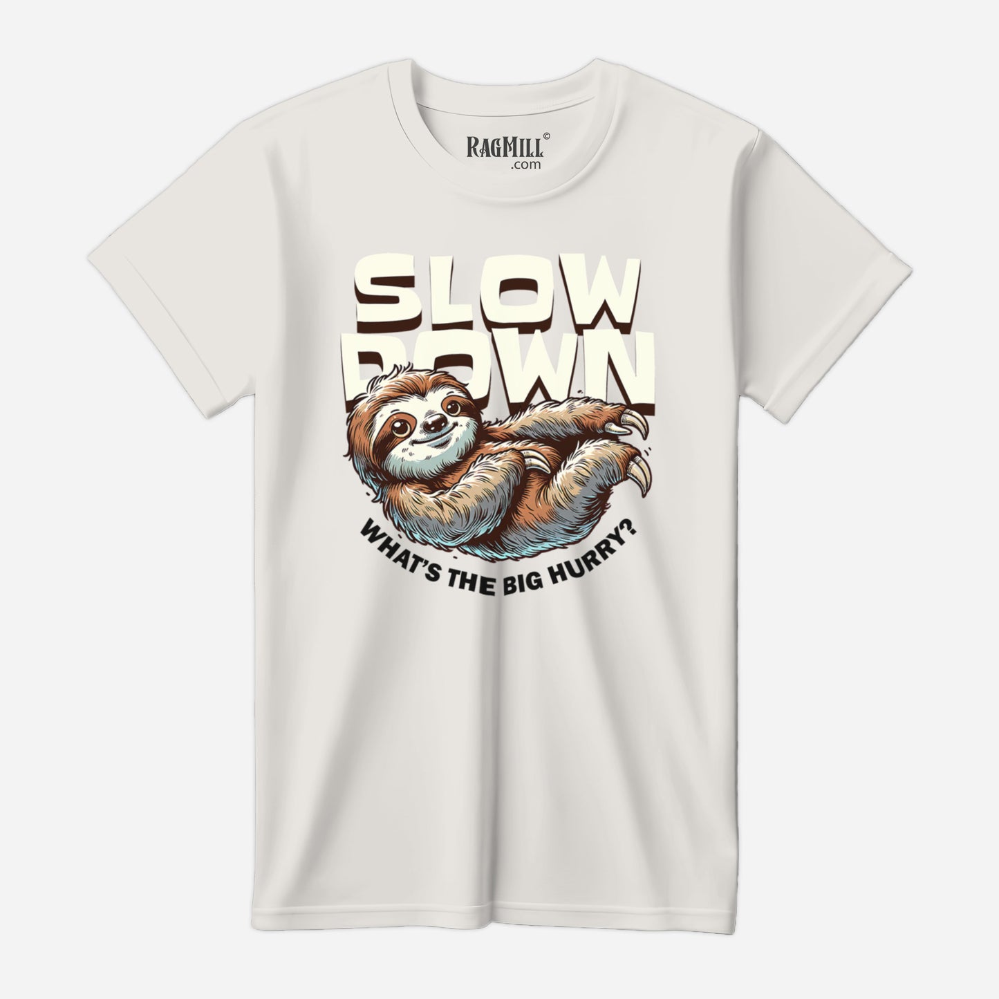 Slow Down Vintage White Bella+Canvas T-Shirt