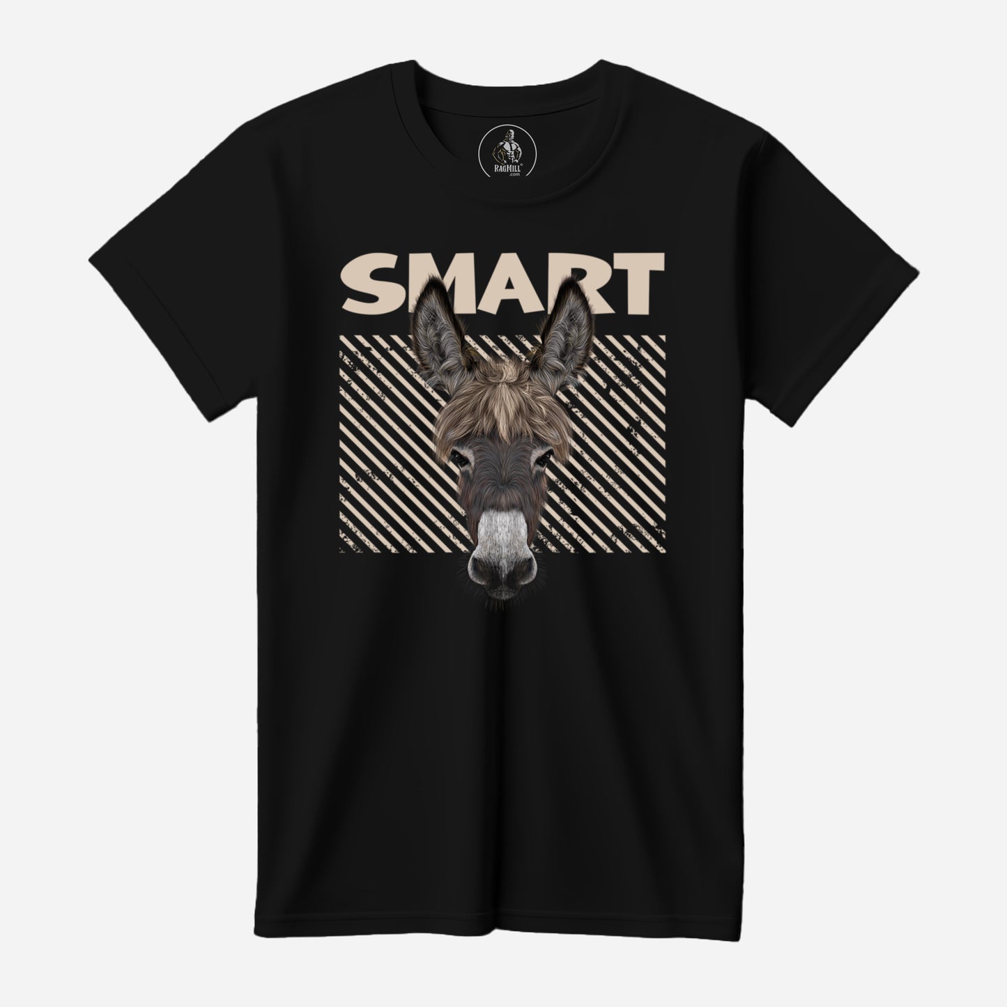 Smart Ass Black Bella+Canvas T-Shirt