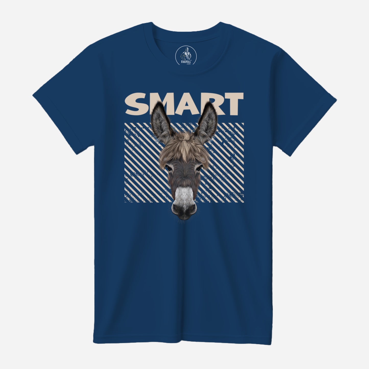 Smart Ass Cool Blue Bella+Canvas T-Shirt