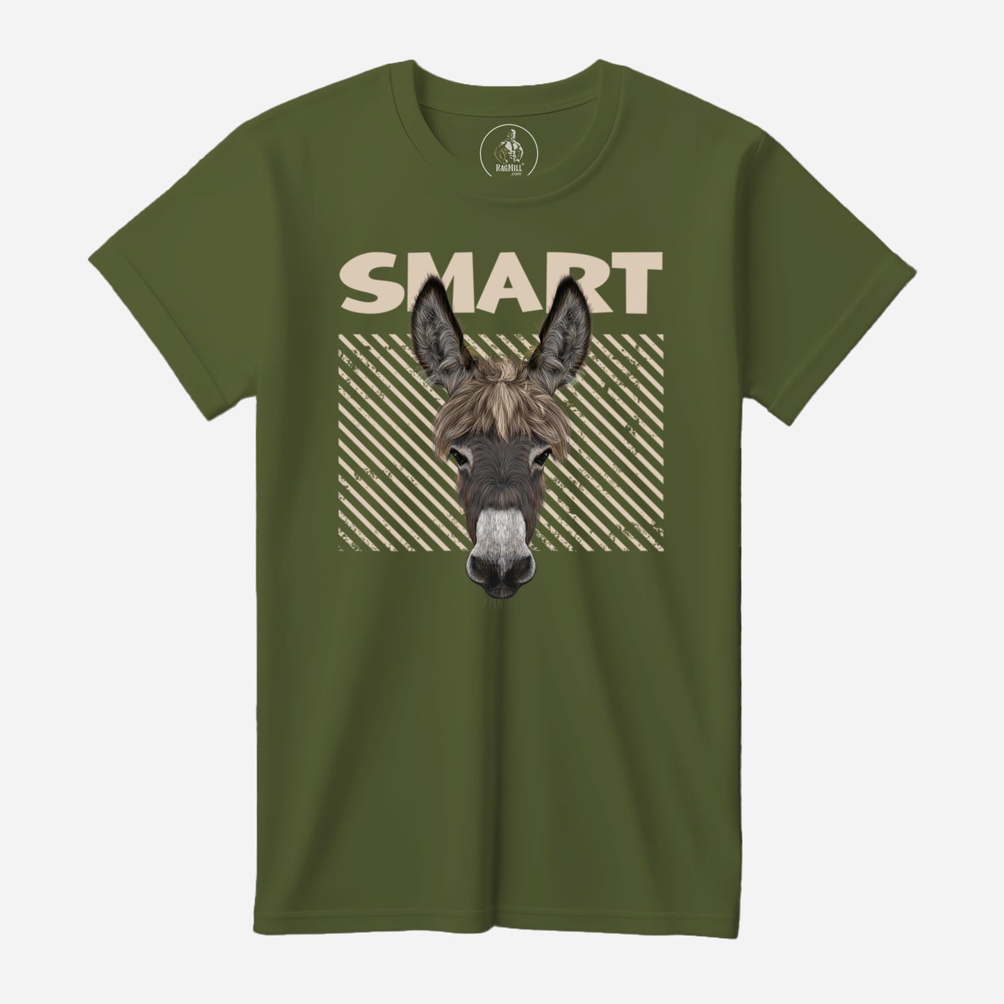 Smart Ass Olive Bella+Canvas T-Shirt