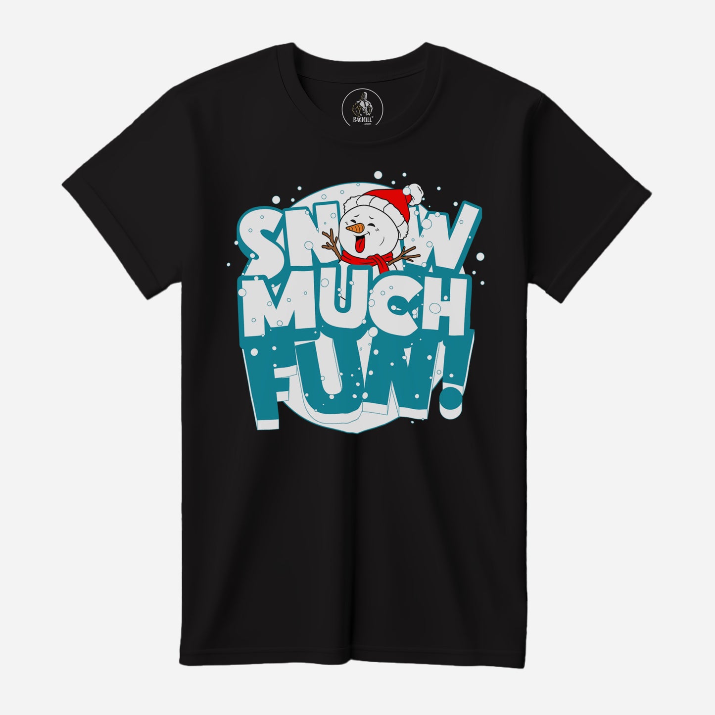 Snow Much Fun Dark Grey Bella+Canvas T-Shirt