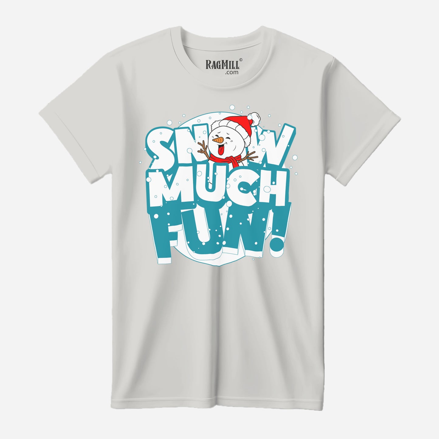 Snow Much Fun Silver Bella+Canvas T-Shirt