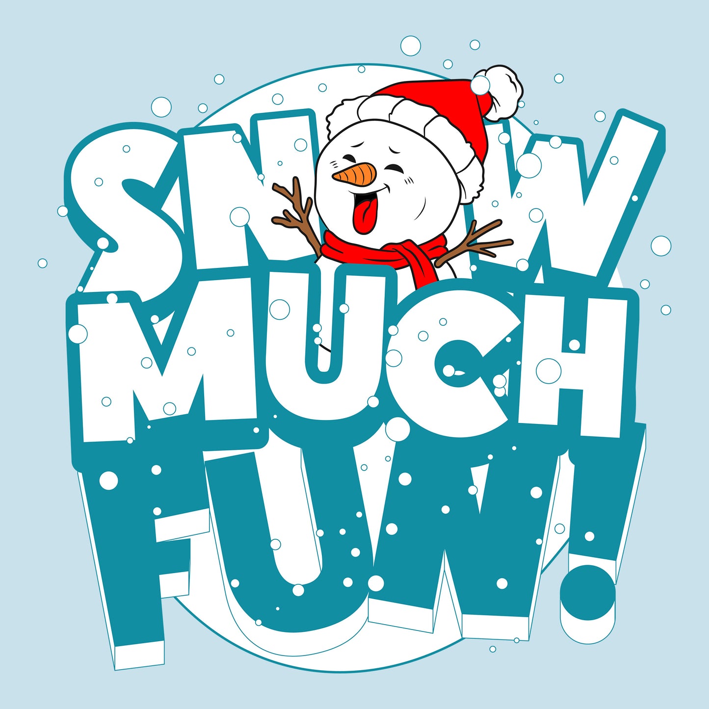 Snow Much Fun B+C 3001 T-Shirt