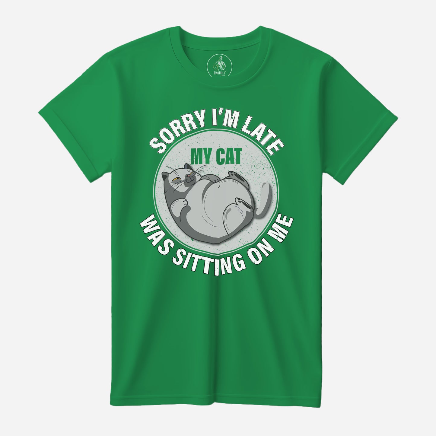 Sorry I'm Late Clover Green Port & Company T-Shirt