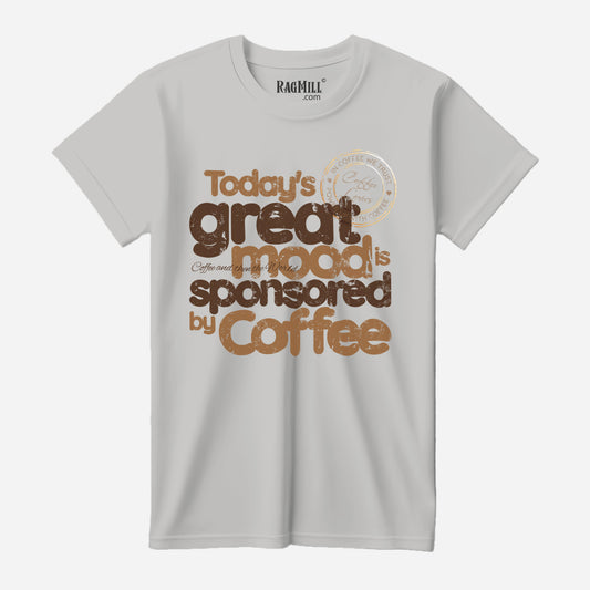 Sponsored by Coffee Athletic Grey Bella+Canvas T-Shirt