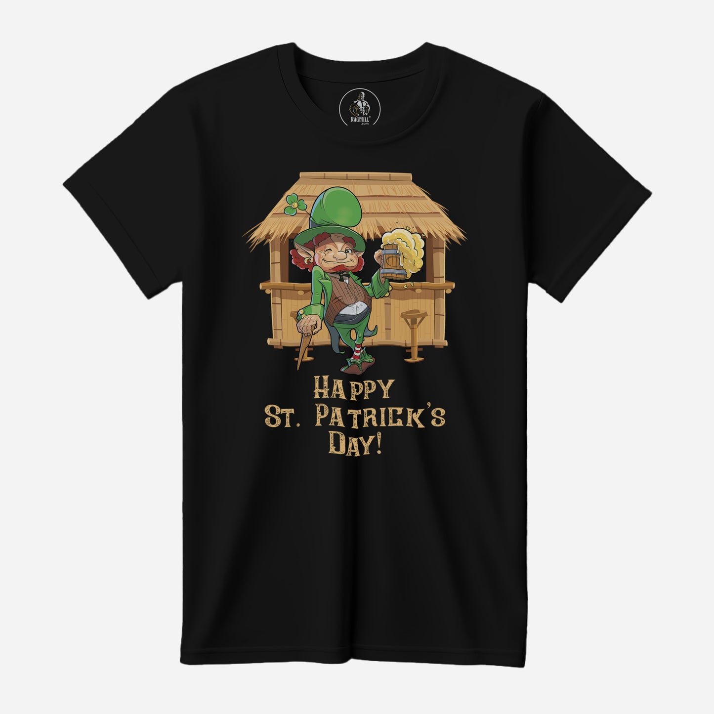 St. Patrick's Day Black Bella+Canvas T-Shirt