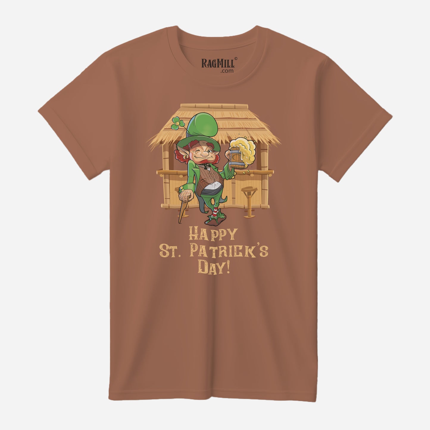 St. Patrick's Day Chestnut Bella+Canvas T-Shirt