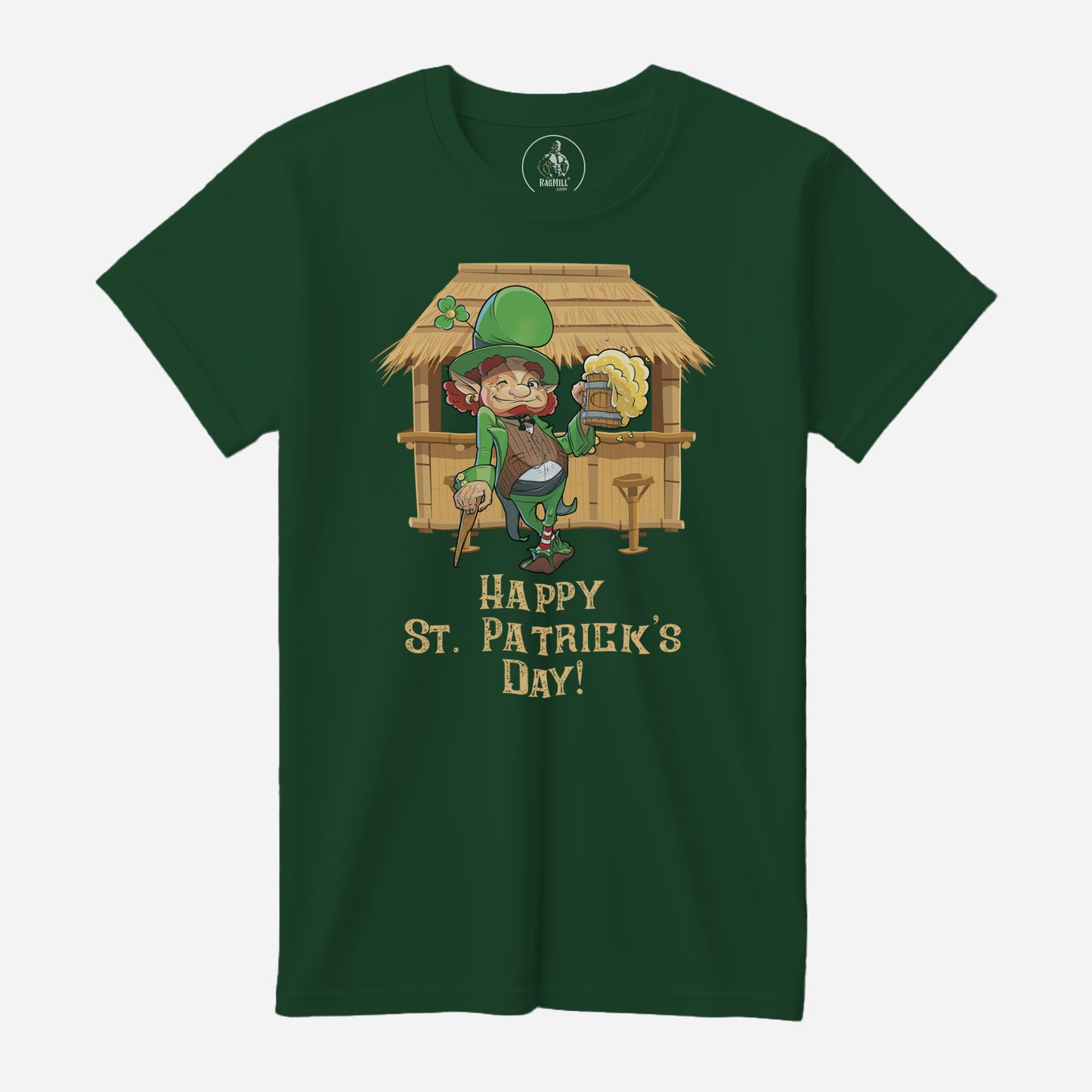 St. Patrick's Day Evergreen Bella+Canvas T-Shirt