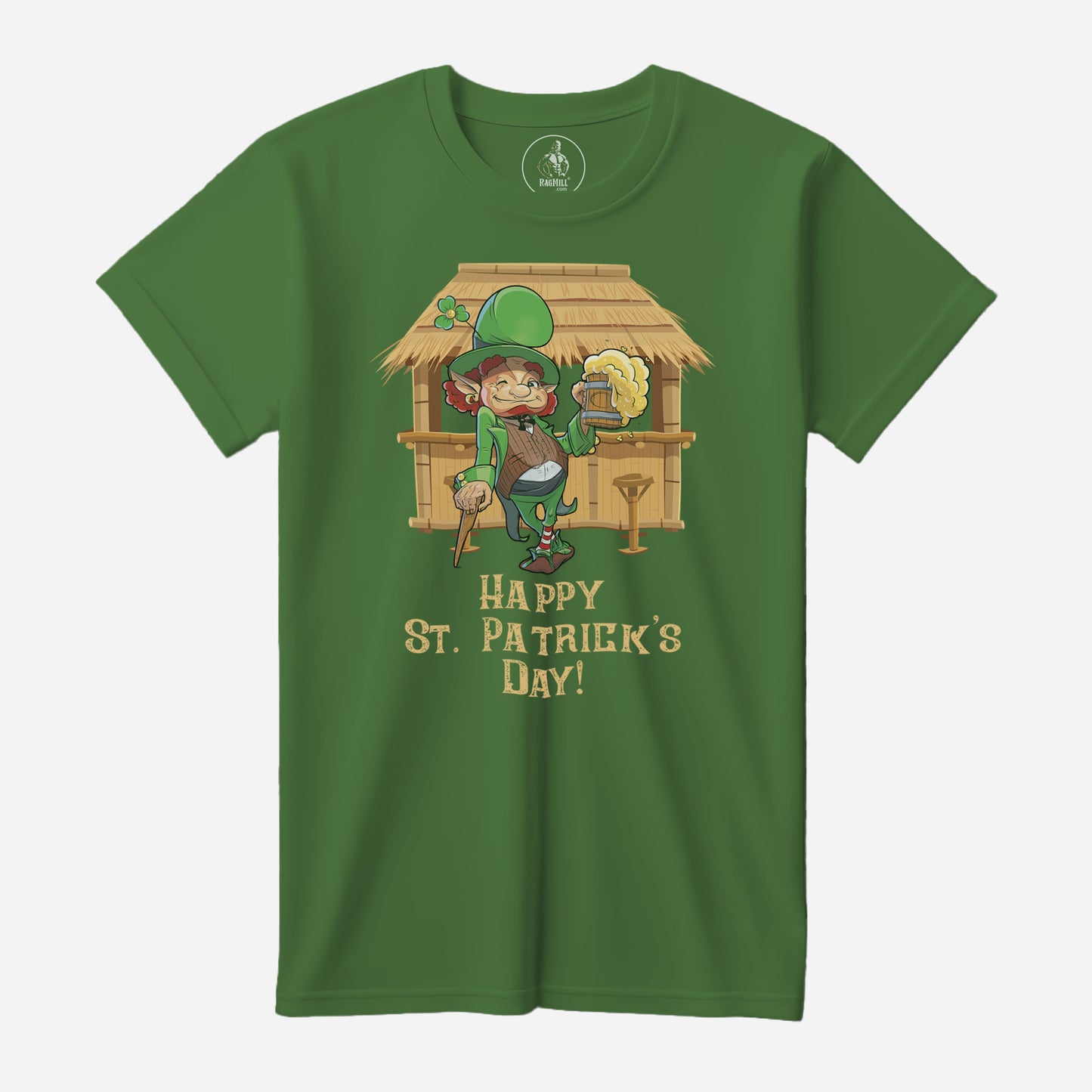 St. Patrick's Day Leaf Bella+Canvas T-Shirt