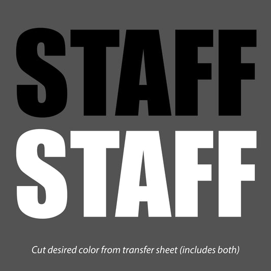 Staff DTF Transfer