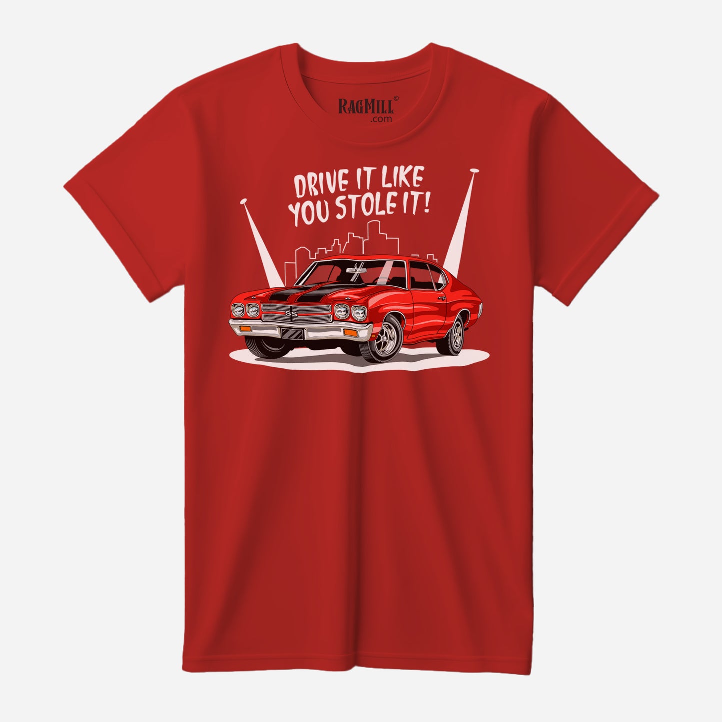 Stolen 70 Chevy Chevelle SS Red Bella+Canvas T-Shirt