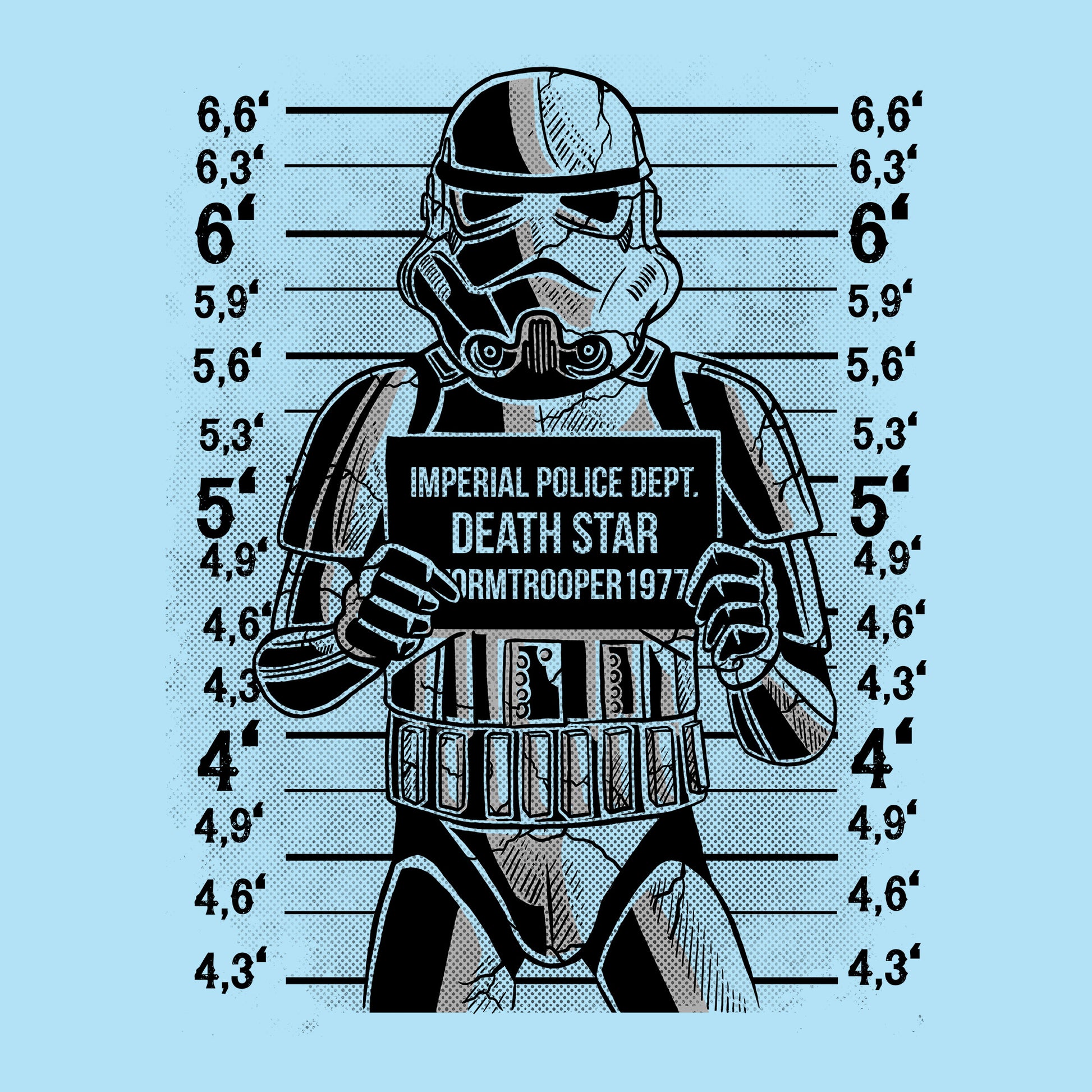 Stormtrooper Mugshot DTF Transfer