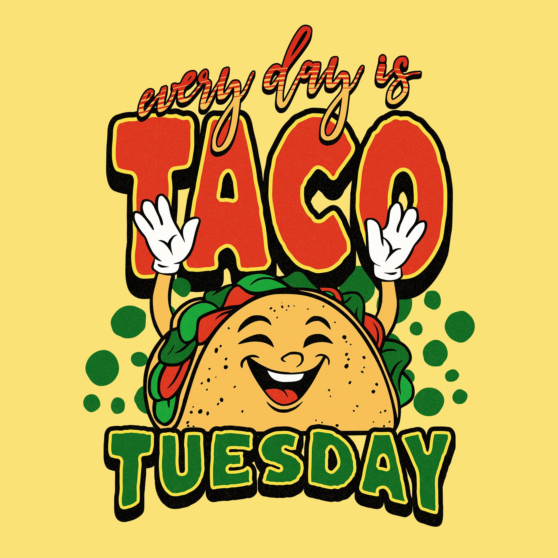 Taco Tuesday DTF Transfer