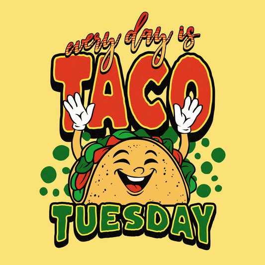 Taco Tuesday DTF Transfer