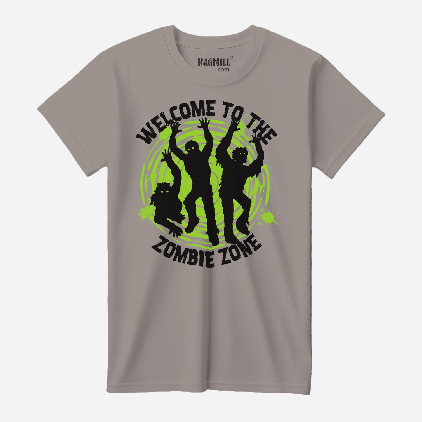 The Zombie Zone Warm Gray Next Level T-Shirt