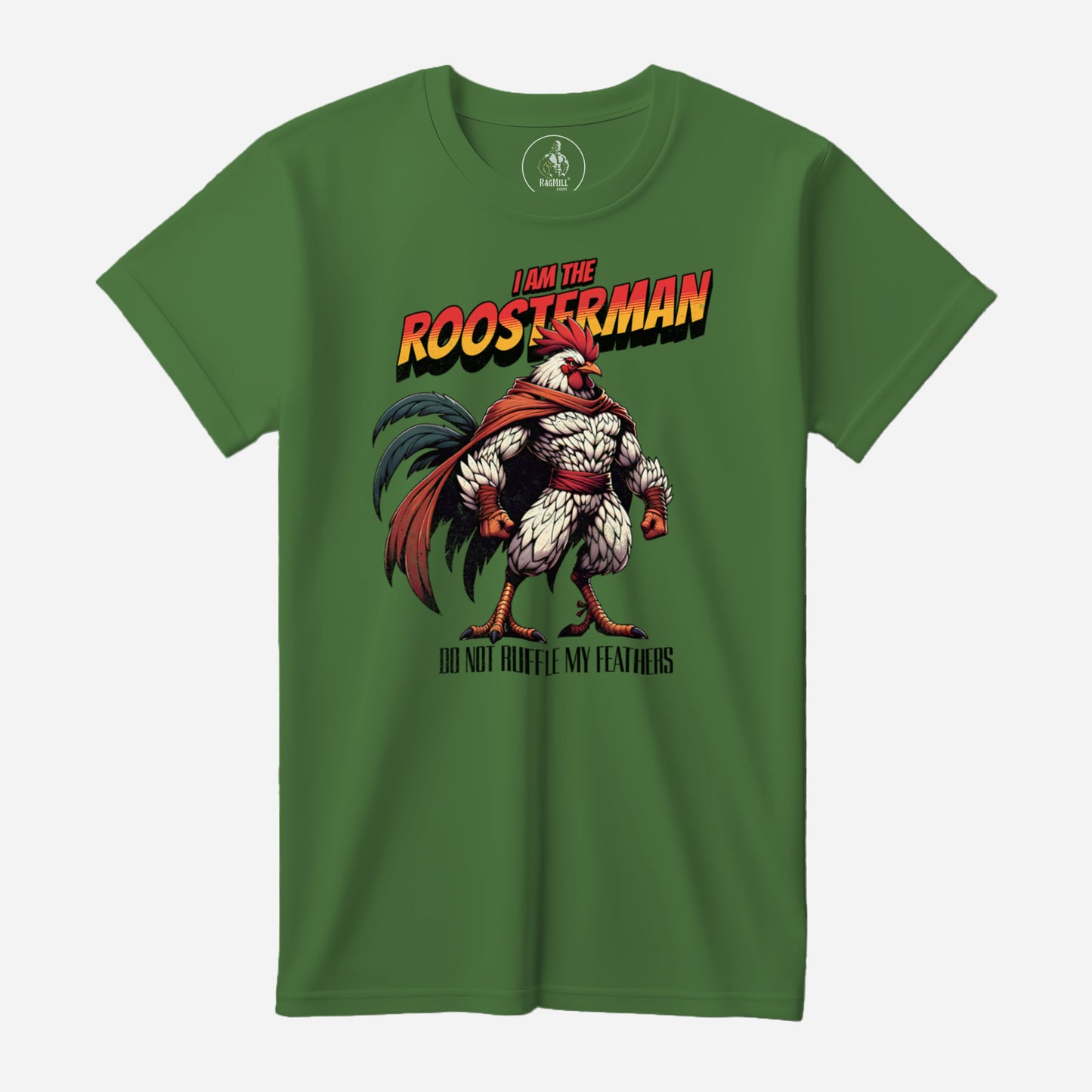 The Roosterman Leaf Bella+Canvas T-Shirt