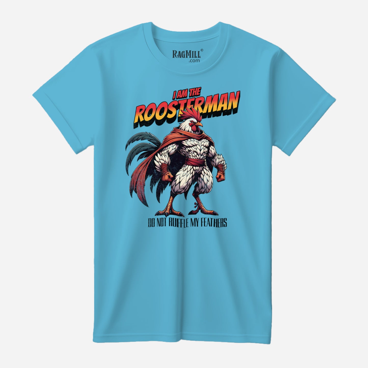 The Roosterman Ocean Blue Bella+Canvas T-Shirt