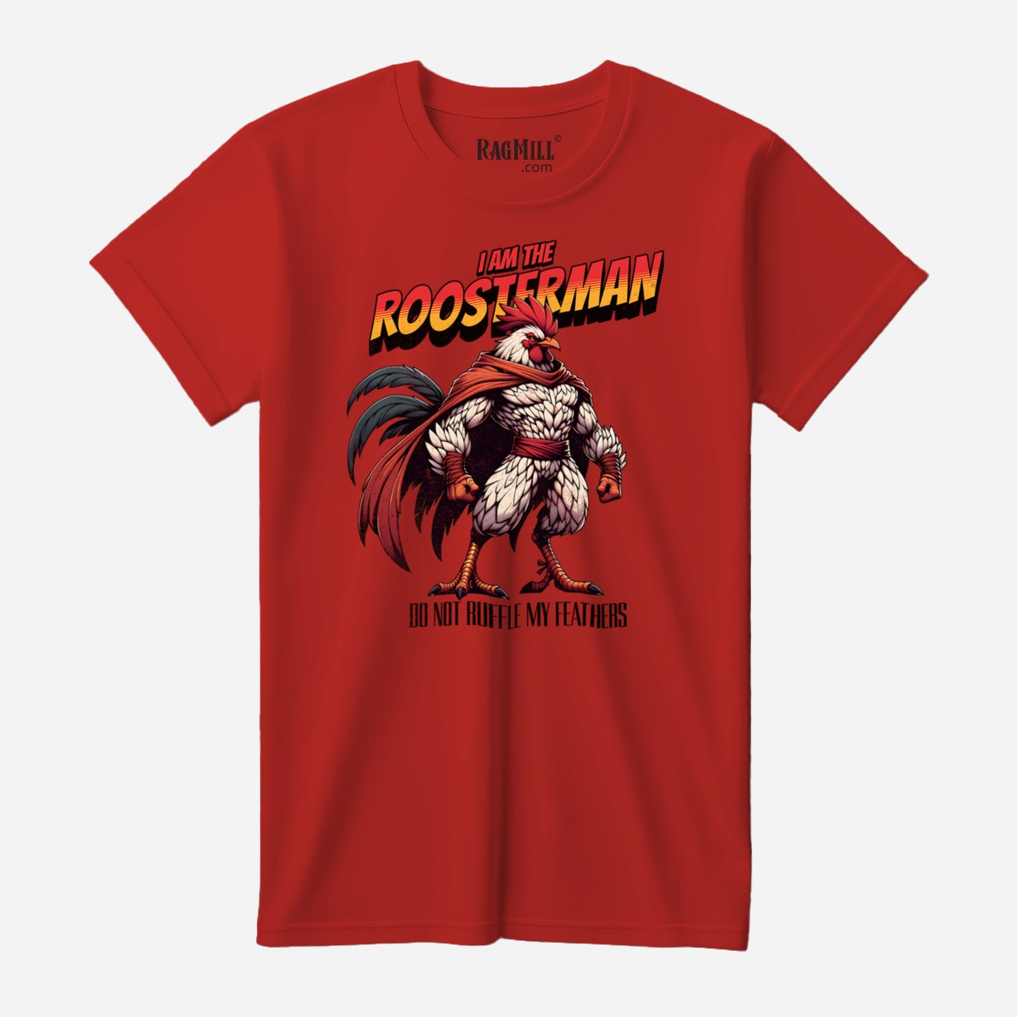 The Roosterman Red Bella+Canvas T-Shirt