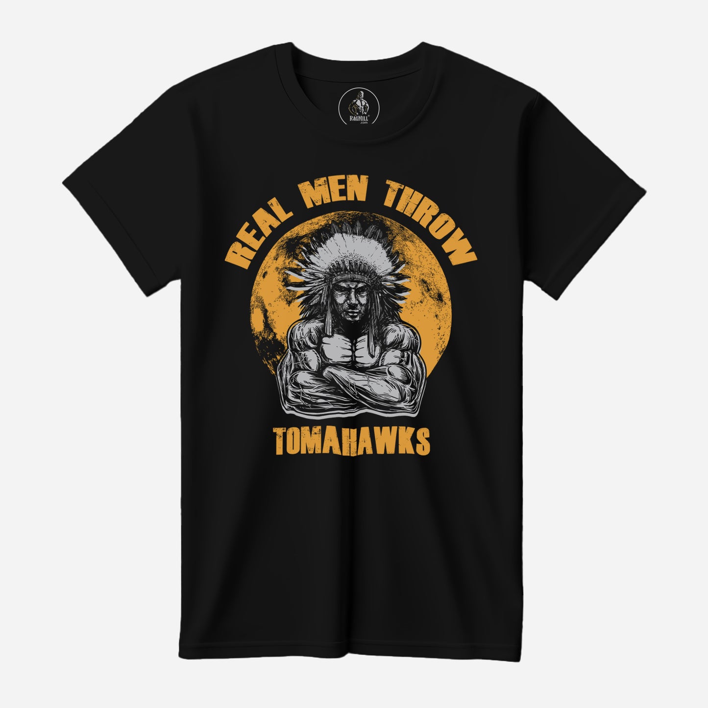 Tomahawks Black Bella+Canvas T-Shirt