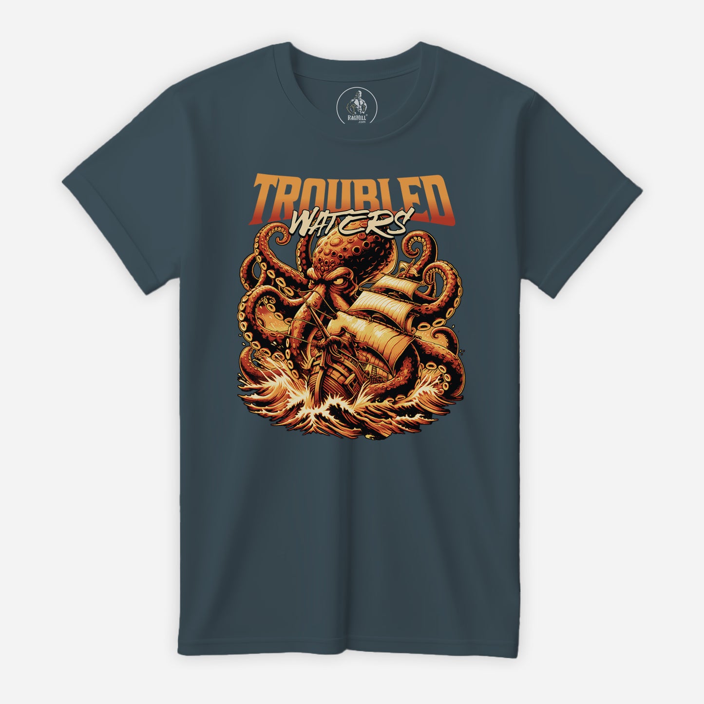 Troubled Waters Slate Bella Canvas T-Shirt