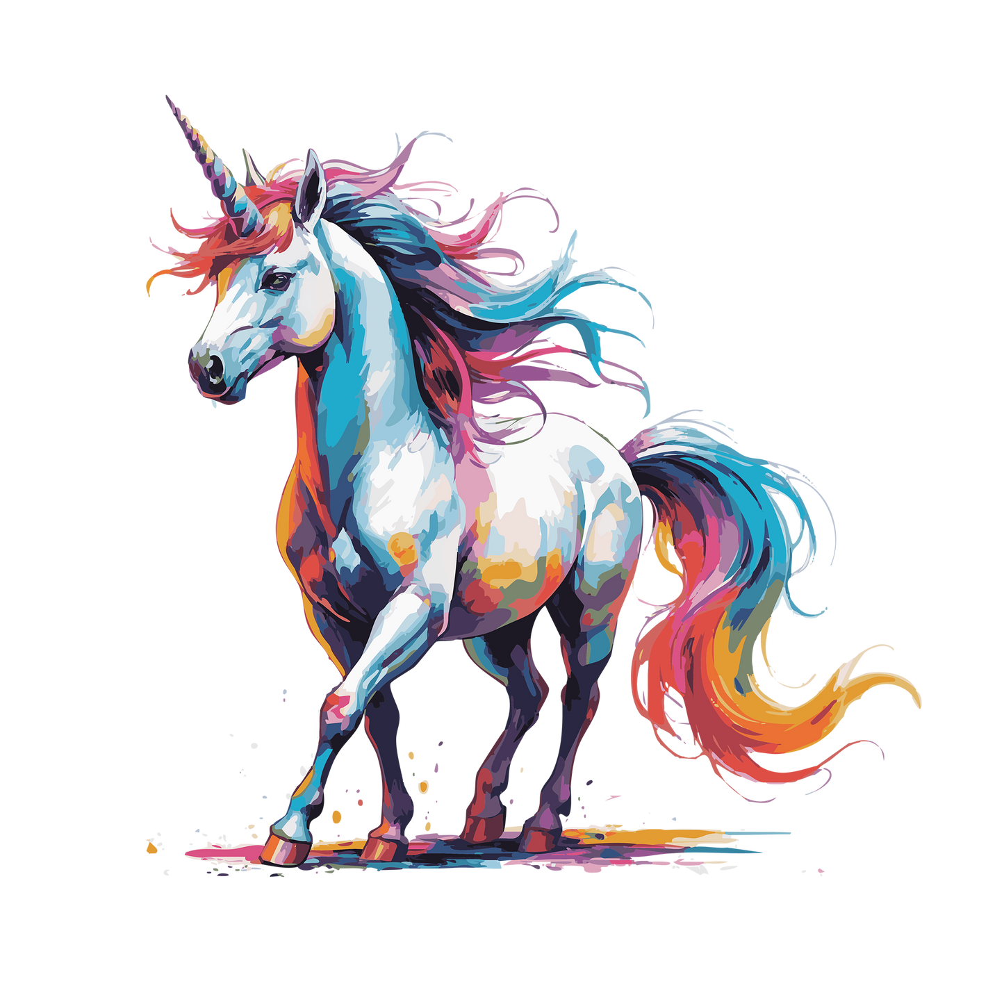 Unicorn DTF Transfer