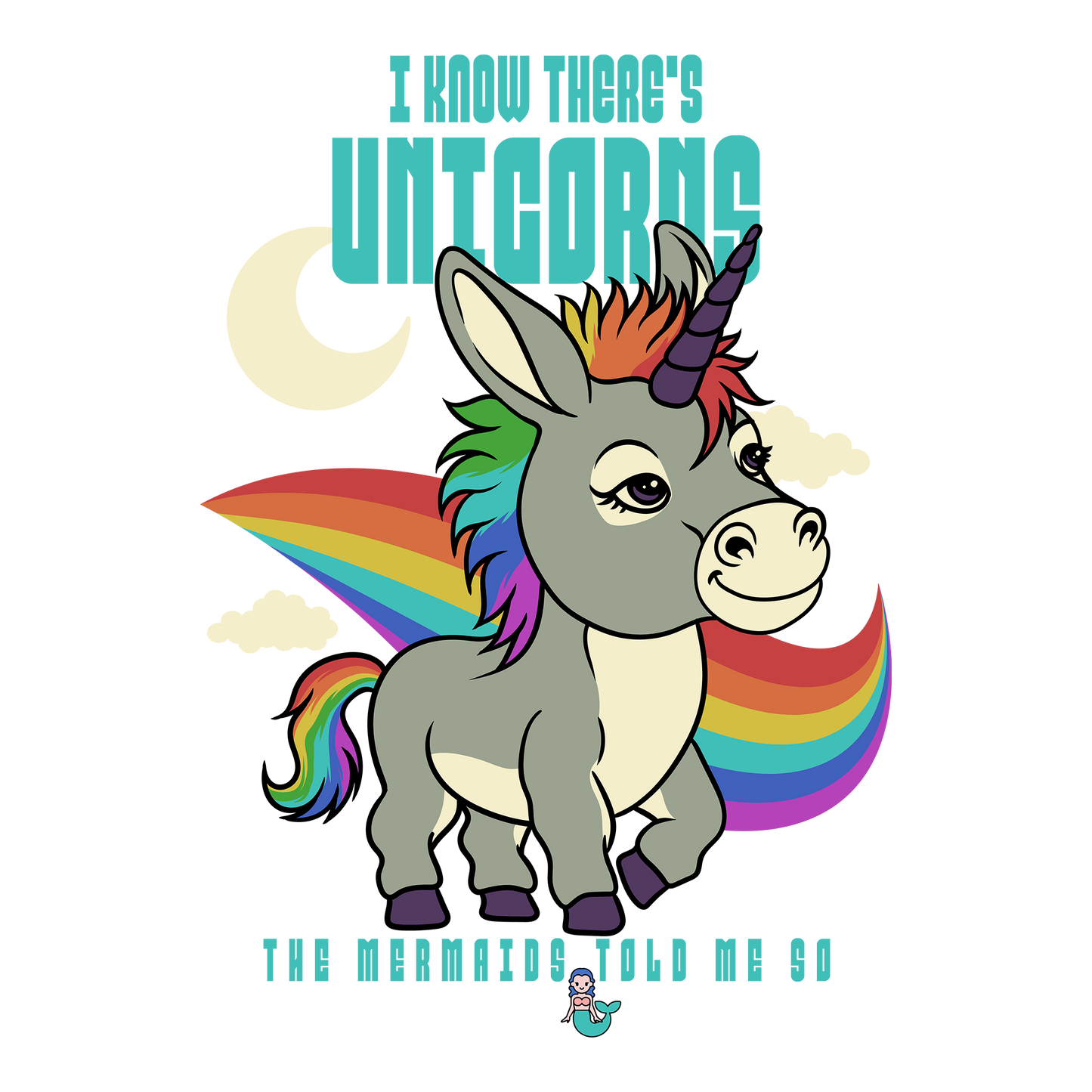 Unicorns Are Real DTF Transfer