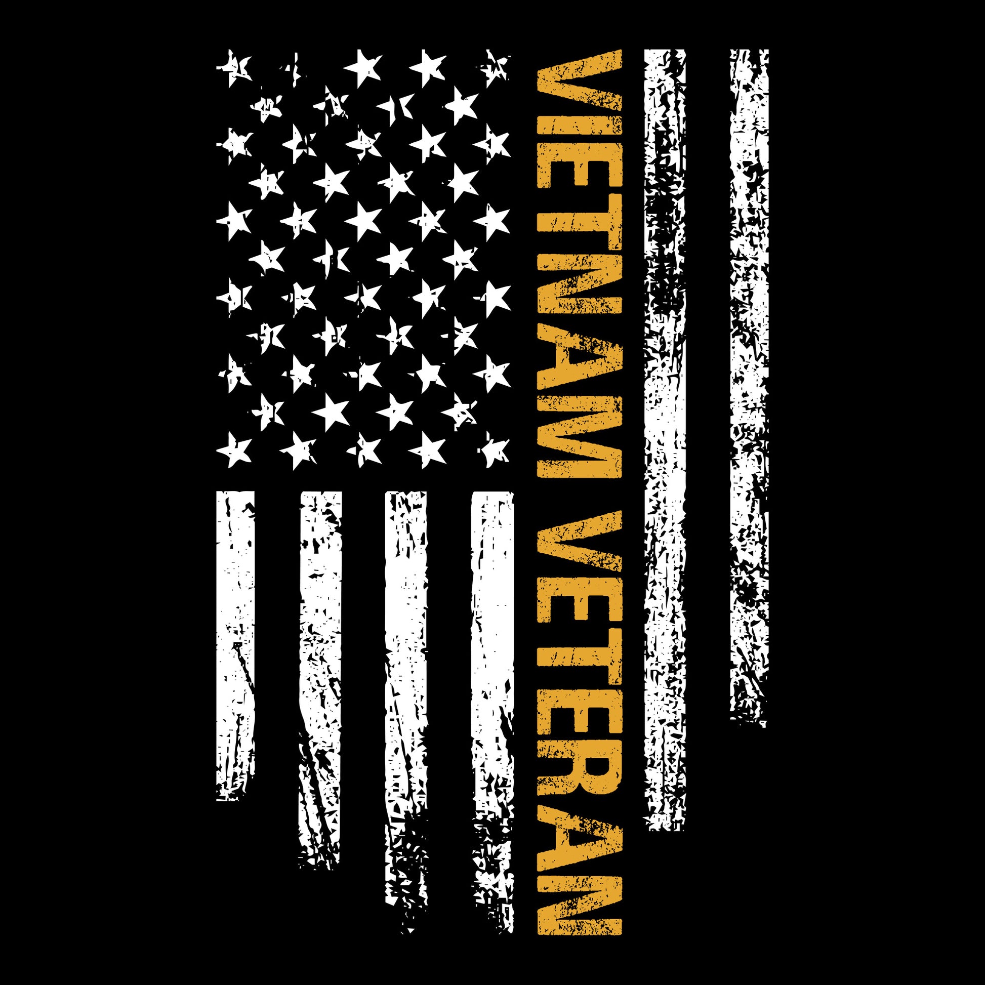 Vietnam Vet Flag DTF Transfer